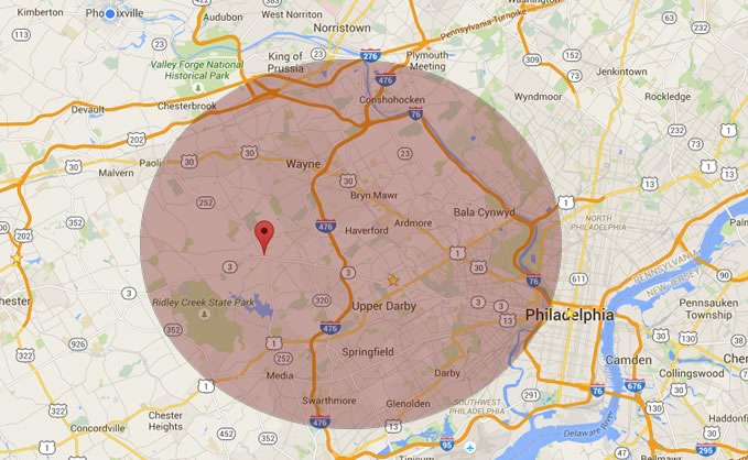 Main Line Radiator Covers service area