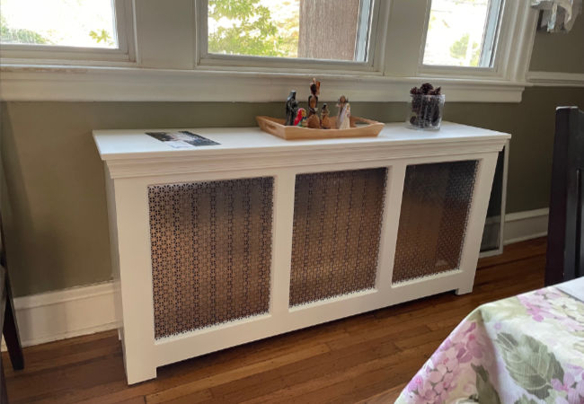 custom built in radiator covers