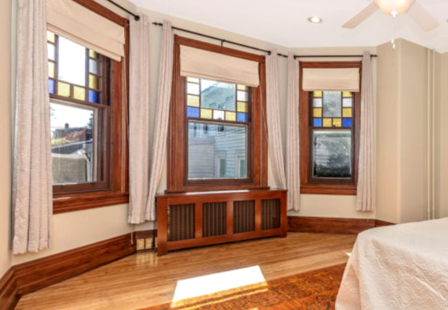 stained wooden radiator cover-pa