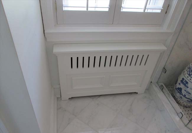 mission style radiator cover